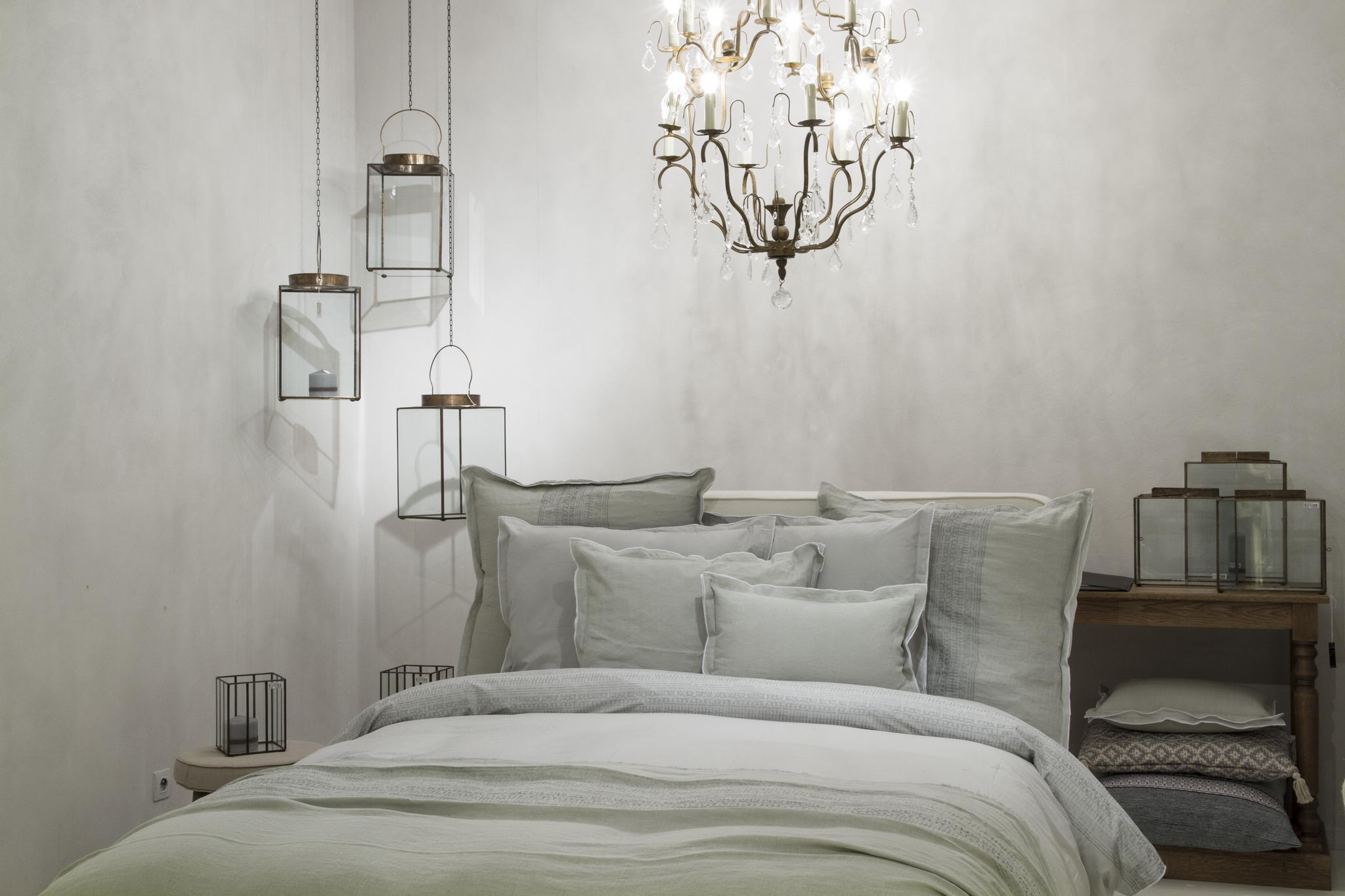 Boxspring vtslapen, dekbedovertrek flamant