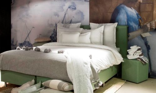 Boxspring groen