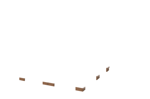 Boxspring poot slede beuken